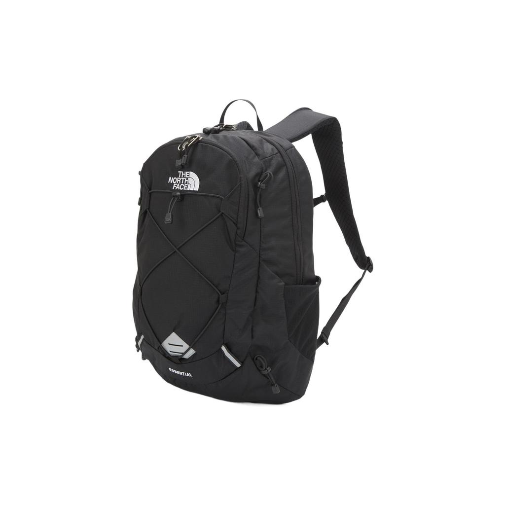 The North Face Fashion Simple Sports Travel Large Capacity Cross Strap Logo Polyester Backpack Unisex Backpack Black NM2SM65A