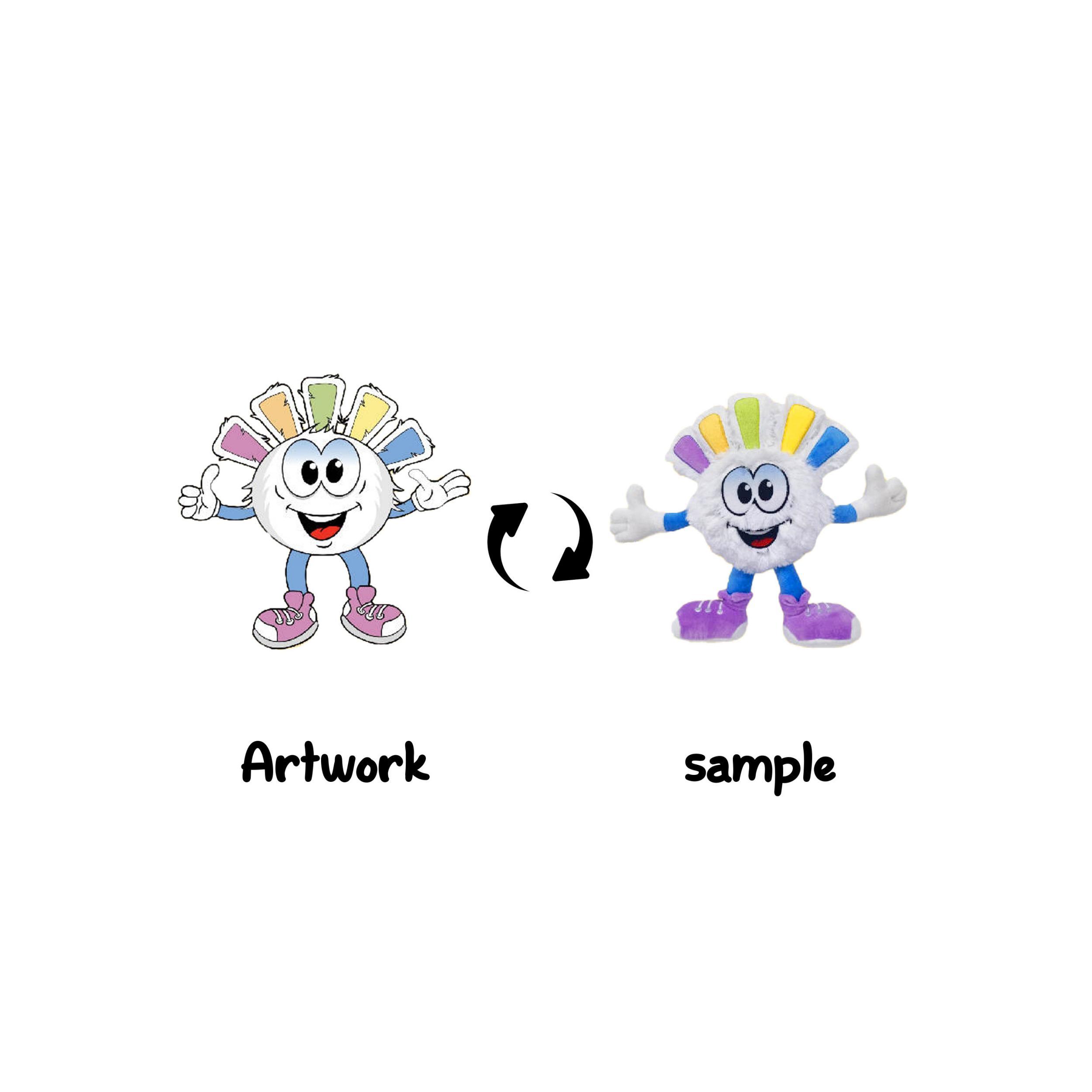 BSCI CE Logo Design Plush Toy Customized Mascot Company logo Plush Toys Dolls in High Quality Low MOQ