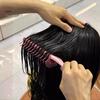 Curly Hair Brush for Women, Scalp Massage Vented Paddle Anti-static Brush, Detangling Styling with Ergonomic Handle Portable