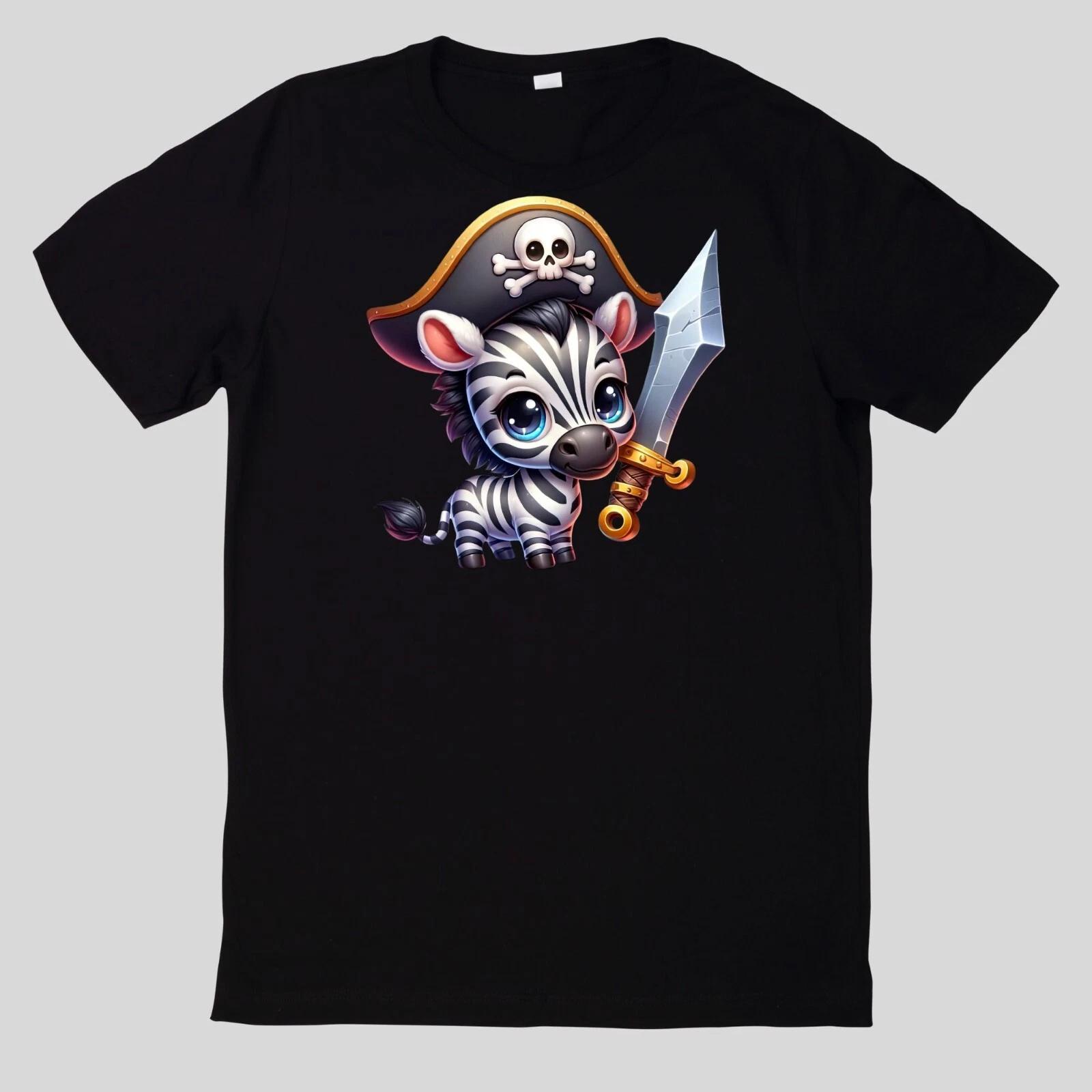 T-Shirt Niedliche Tierpiraten Baumwolle Fun Spaß Sprüche Lustig Cartoon XL