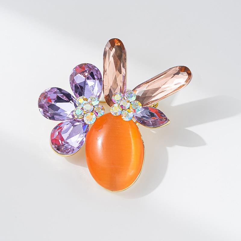 Senior brosjer blomst blad brosje pins for kvinner dress anheng mote brosjer smykker