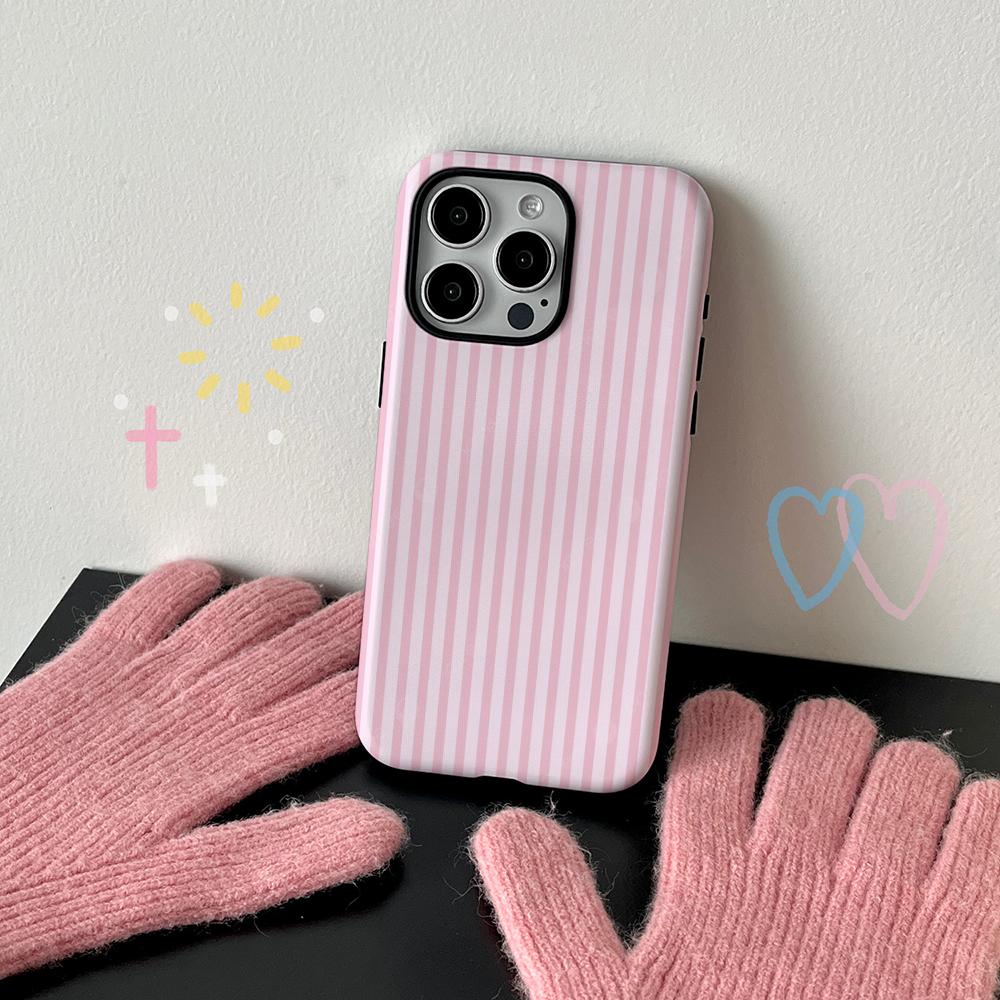 Simple Colorful Stripe Art Design Phone Case Film shell For iPhone 17 16e 16 15 14 13 12 11 Pro Max Plus XS