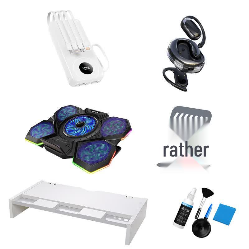 Yikelai 6-in-1 Laptop & Desktop Accessories Bundle