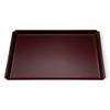Made In and Mokko Rectangular Bishamon Lacquer with Black Lacquer X X J-kitchens Placemat/Tray, Japan, High-Quality Easy-to-Use, 1-Shaku (1-Shaku)