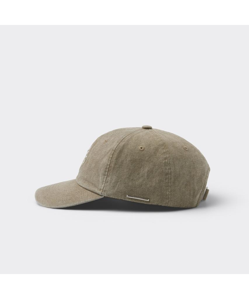 Keoseuuteommellou Beige Washed Denim Logo Cap Carax26103Bex