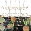 Ornament Hanging Display Stand Iron Stand L Shape Metal Decoration Golden