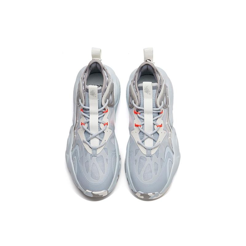 Anta Bastard Peak Lightweight And Wear-resistant Low-Top Sports Casual Shoes Men's Gray White Sneakers 112228080-4