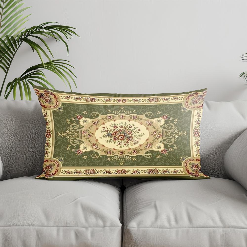 Woondecoratie Oosters Patroon Rechthoekige Kussensloop Geschikt Voor Bank Slaapkamer Auto Kussenhoes Kussen Rechthoekig Rugkussen 30x50cm