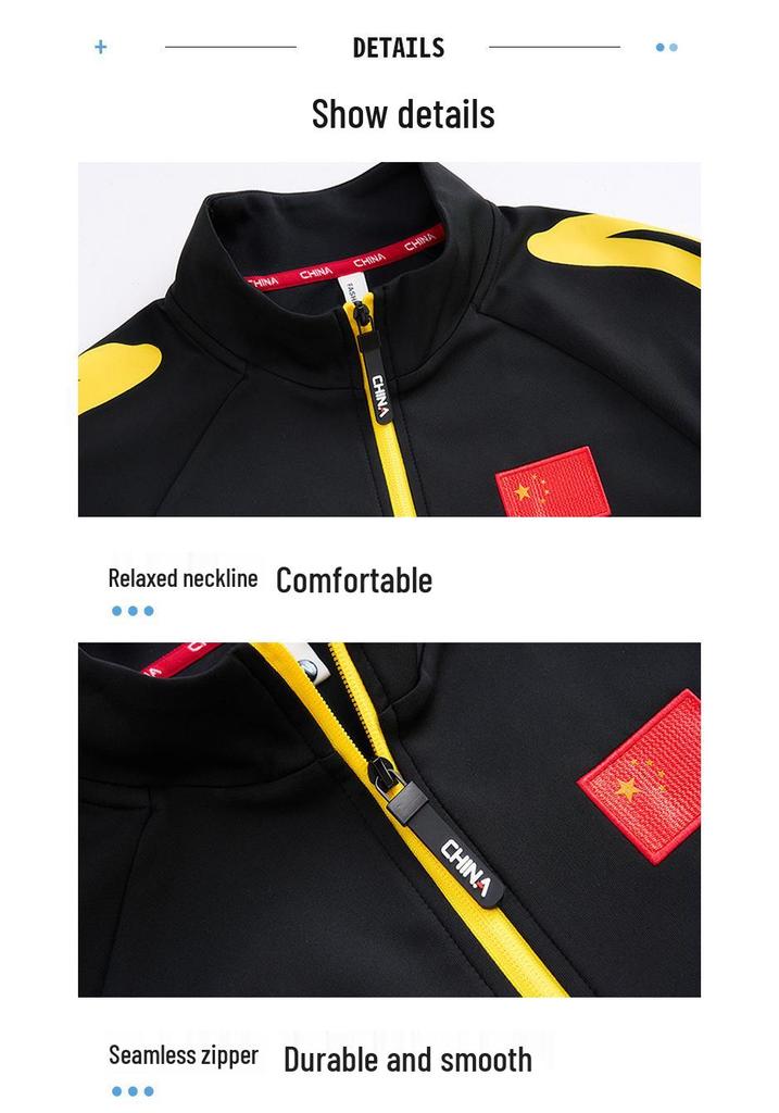 Unisex Chinese Martial Arts Training Set: Long Sleeve Sportswear for Spring and Autumn