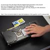 GPU Backplane Radiator Graphics Card Backplane Heatsink Alloy Aluminum Cooling Backplate DIY Gamer Cooler for RTX 3090 3080 3070