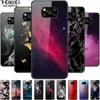 Tempered Glass Hard Cover For Poco X3 Pro Case Luxury Landscape Painted Funda Capa For Xiaomi Poco X4 Pro 5G M5S C40 Cases Coque