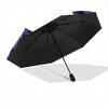 1pc Cute Kuromi Automatic Opening and Closing Folding - A Good Choice for Gifts, Fashionable and Convenient Umbrella With Cute Cartoon Characters, Dur