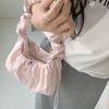 Korean Style Drawstring Shoulder Bag Versatile Pleated Strap Tote Bag  Travel