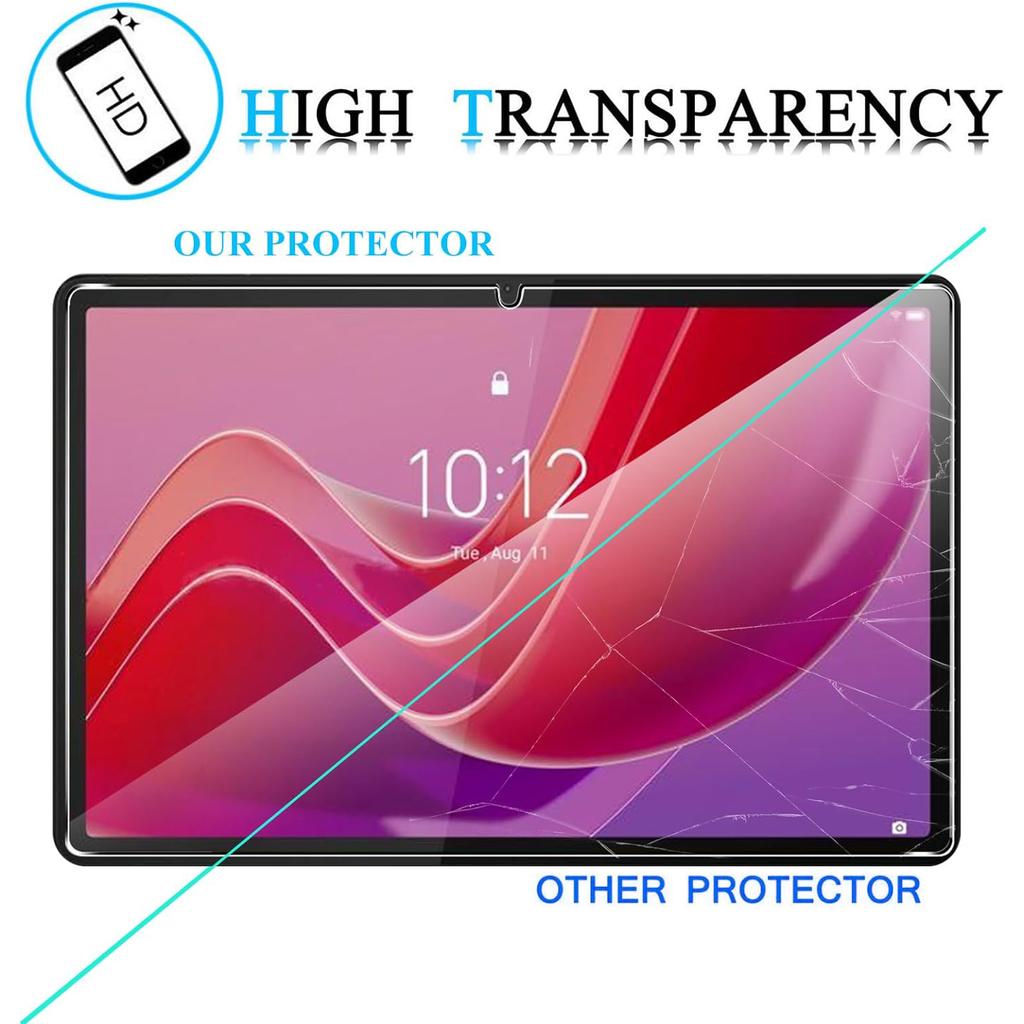 Für Lenovo Tab M11/Xiaoxin Pad 11 2024 Displayschutzfolie Bruchsicher Abgerundete Kanten Hartglasfolie