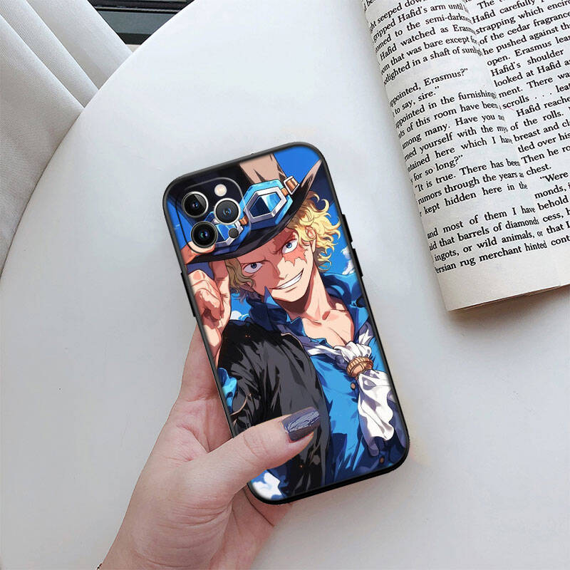 MH122 One Piece Sabo Phone Shell Case for Redmi Note 8 9 10 11 11S 10C 10X 10A 10T 9A 9C 9T 9S 8T Pro Max Plus Prime