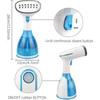 Kleiderdampfer 1500W 280ml Tragbares Bügeleisen Schnelles Aufheizen Handheld Kleiderdampfer für Stoff und Textilien zur Kleiderpflege weniger