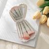 Acrylic Makeup Brush with Storage Shell Makeup Brus Storage Set  Makeup Brushes