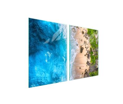 Glass Stove Top Protector 2x45x52 Beach