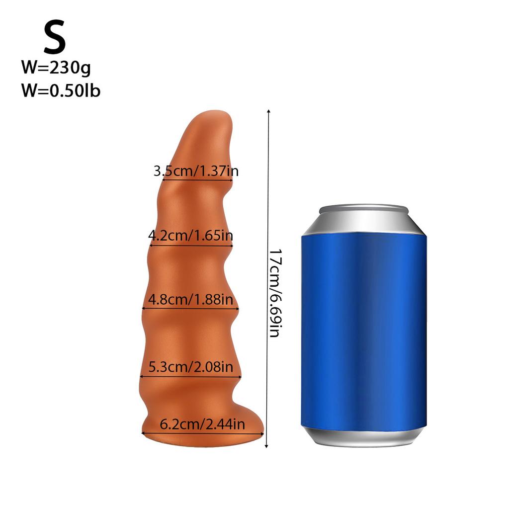 Silicone Wave Butt Plug Couple Sexy Masturbation Anus Sex Toy Men and Women Wear Anti-off Chrysanthemum Expansion Dildos