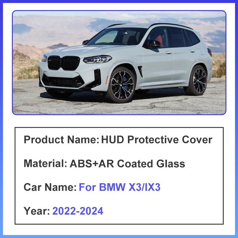 For BMW X3 IX3 G01 2024 HUD Head Up Display Protective Cover Reflective Projection Screen Interior Part Accessories