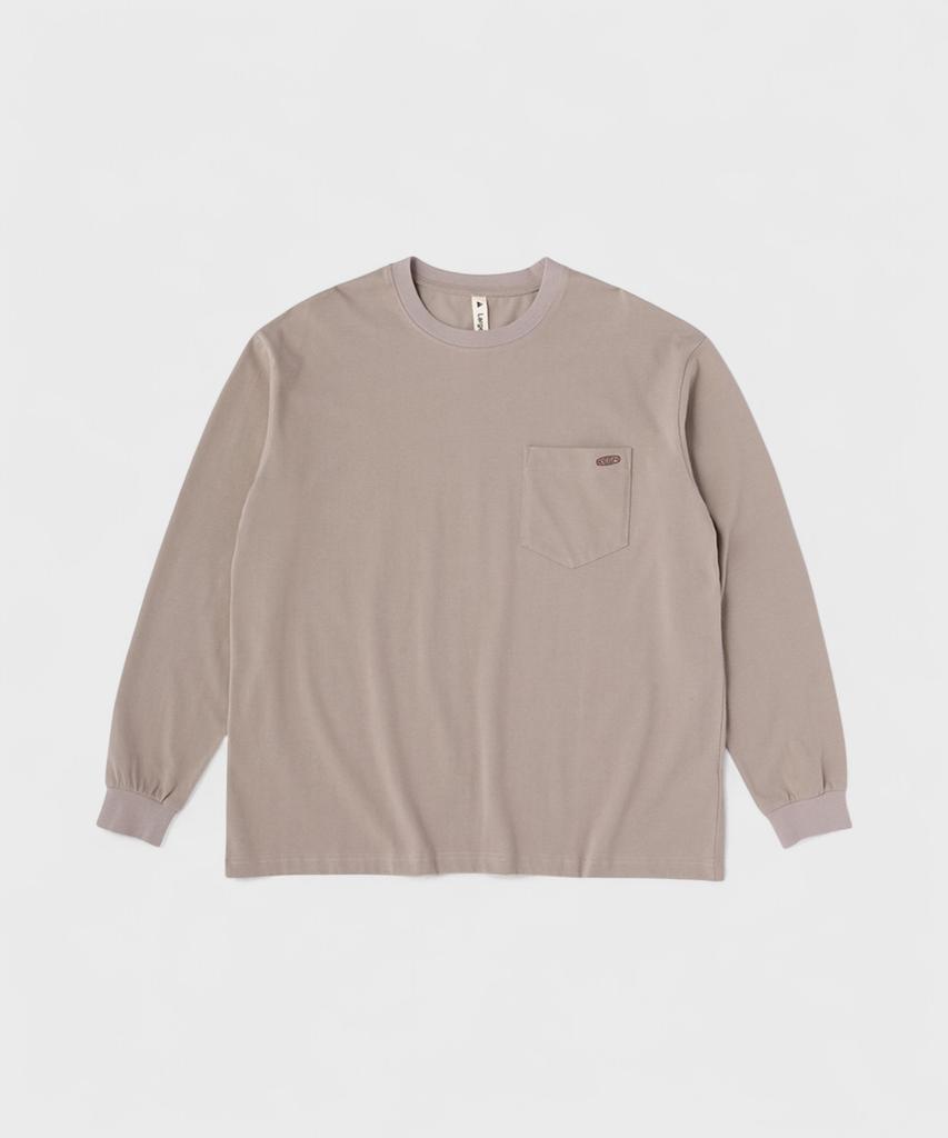 Kin Oc/Rp Pocket Big Ls T-Shirt Hoodie Brown
