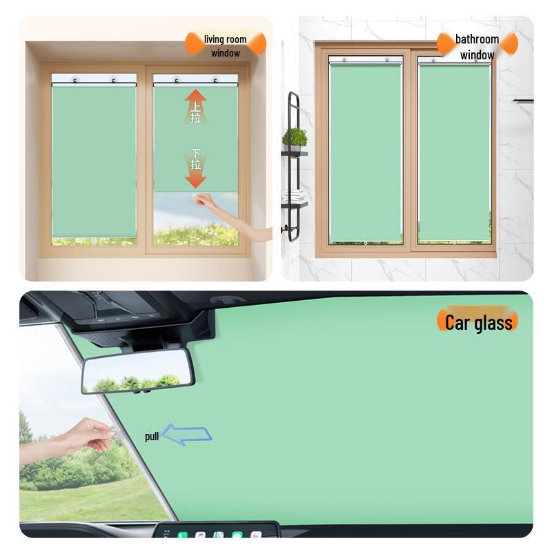 Car and Home Sunshade: No-Drill Heat Insulation Visor and Balcony Curtain