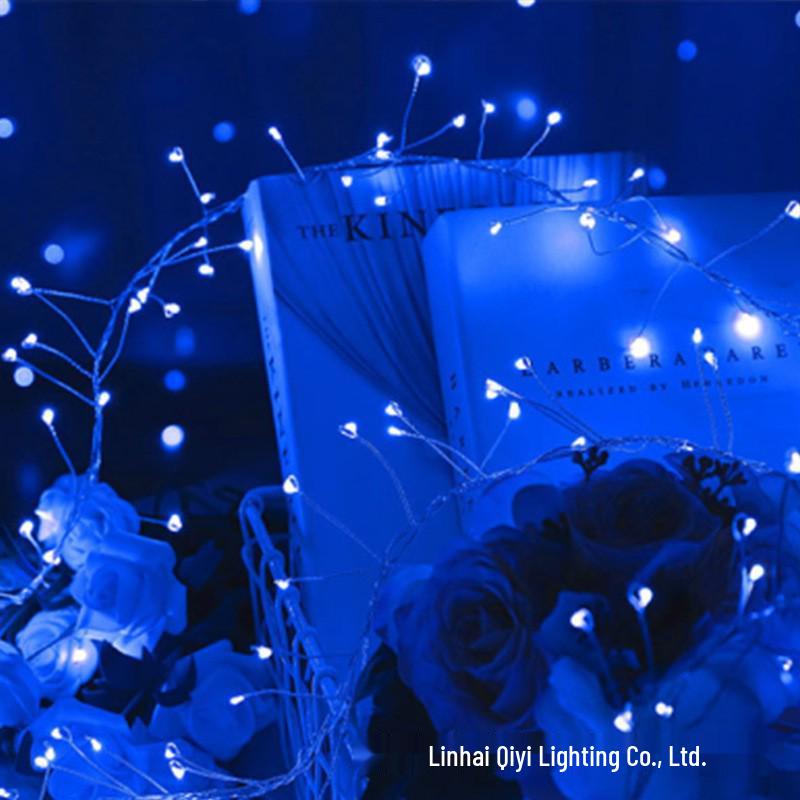 Chinesisches Neujahr Kupferdraht Knallkörper Lichterketten - Romantische Dekorative Feiertagsbeleuchtung mit Geschenkboxverpackung