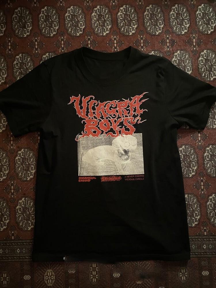 

Viagra Boys Band Wiener dog in Black Tshirt S to 5XL NZL457 Unisex T-Shirt M