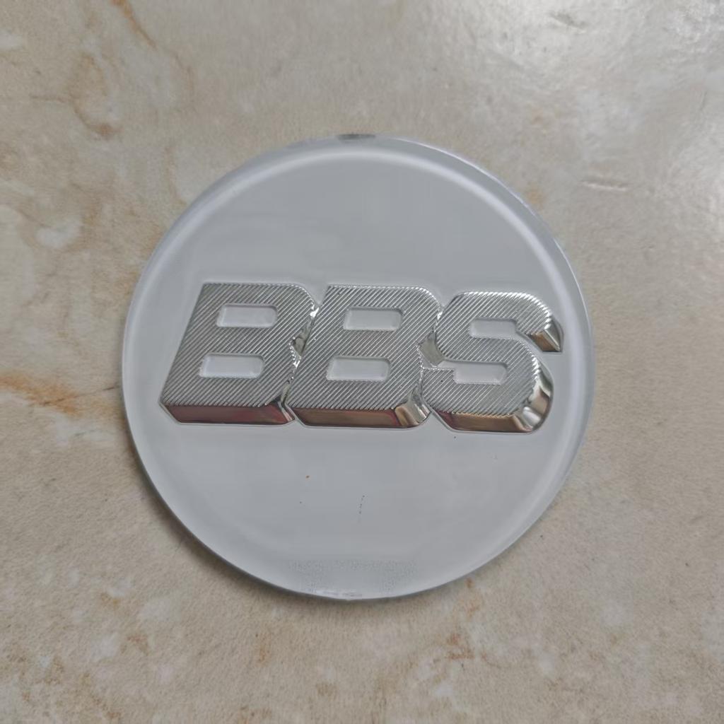 4 pezzi/SET 69mm Adesivi BBS Per 09.24.030 Tappi Centrali Ruota BBS 3D Acrilico Tappi Centrali Ruota Auto Copriruota 0924030 Mozzo Ruota BBS