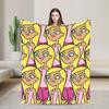 Totals Dramas Dakota Blanket Flannel Throw Blanket Bedroom Sofa Personalised Soft Warm Bedspreads