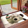 Kristall Samt Teppich Weiche Rutschfeste Indoor Bodenmatte HeimdekoWallace & Gromit