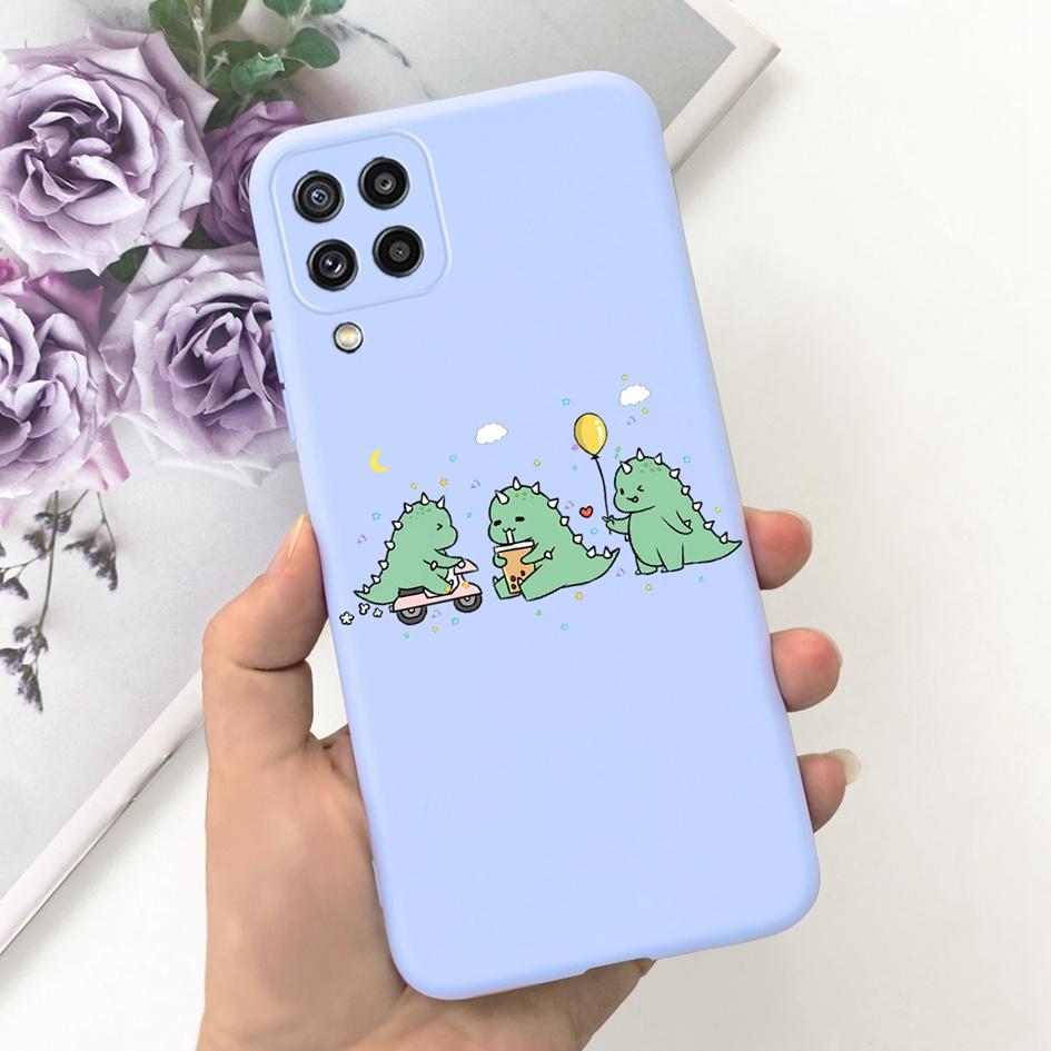 For Samsung M32 4G Case M325 SM-M325F Cover Cute Astronaut Duck Cat Phone Soft Funda On Samsung Galaxy M32 Bumper M 32 Protector