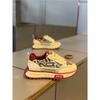 Thick-soled Color Matching Light Luxury Lace-up High-end Low-top Shoes Are Casual and Popular
