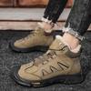 Hot-selling winter new Northeast velvet warm outdoor men's leather thick-soled Martin boots
