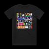 Pat Metheny Group We Live Here Album Cover T-Shirt Black Unisex T-Shirt
