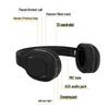 Eco-Friendly Bluetooth Wireless Headset with Mic for Computer and Gaming