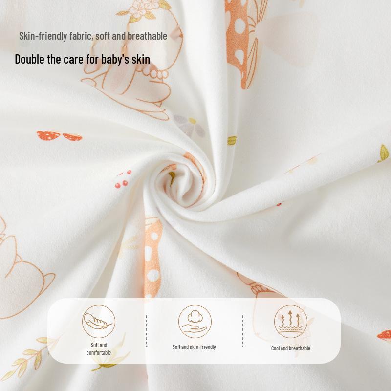 All-Season Cotton Baby Bath Towel & Swaddle Blanket for Newborns (1-3 Months)