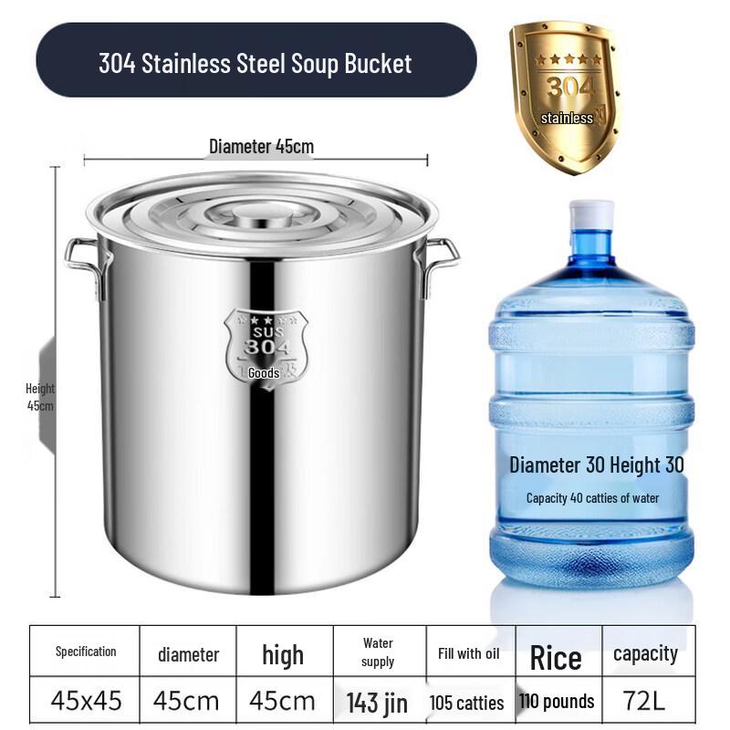 Stainless Steel Stock Pot with Lid