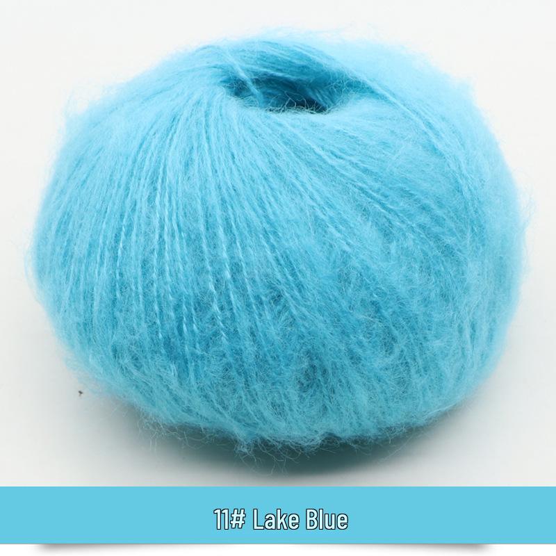 Mohair Baby Sweater, Scarf, Shawl, Matching Set - Fine Wool Crochet Kit