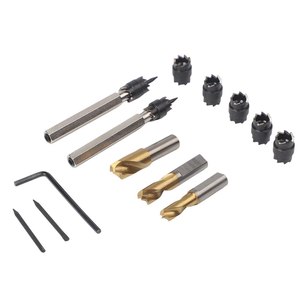 Complete 13pcs HSS Welding Drill Bit and Countersink Set for Iron Cast Iron Alloy Steel and Carbon Steel Applications
