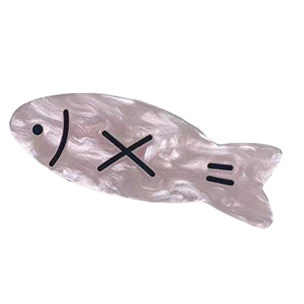 2 Stück/Los Damen Süße Niedliche Haaraccessoires Rosa Kleiner Fisch Haarspange Kinder Haarspangen Seite Entenschnabelspangen Mädchen Kopfschmuck