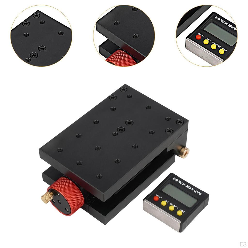 Adjustable Punch Platform for DIY Tools Workshop with Digital Angle Measurement
