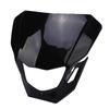 Máscara Carenado Faro Delantero de Motocicleta Negro Repuesto para WR250F WR450F YZ250F YZ450F 2015 2019