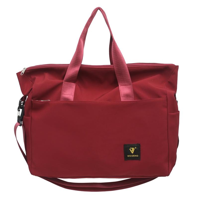

Travel Bag Women s Large-capacity Tote Bag Trendy and Light Portable Duffel Bag Short Business Trip Travel Storage Shoulder Bag красный
