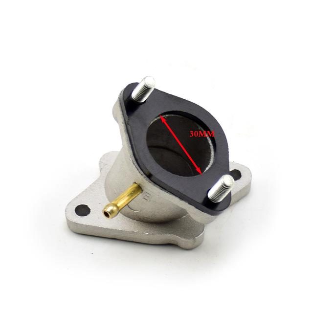 Motorcycle Pit Dirt Bike PZ30 Carb Carburetor aluminum Mainfold Adapter Inlet Intake Pipe For 200cc 250cc 300cc engine ATV QUAD