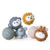 Soft Rubber Baby Hand-Grip Ball, Building Blocks & Stacking Rings Toy Set
