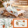 Sommer Halloween Bedrucktes Strandtuch 1 Packung für Urlaubs-Strandtrip