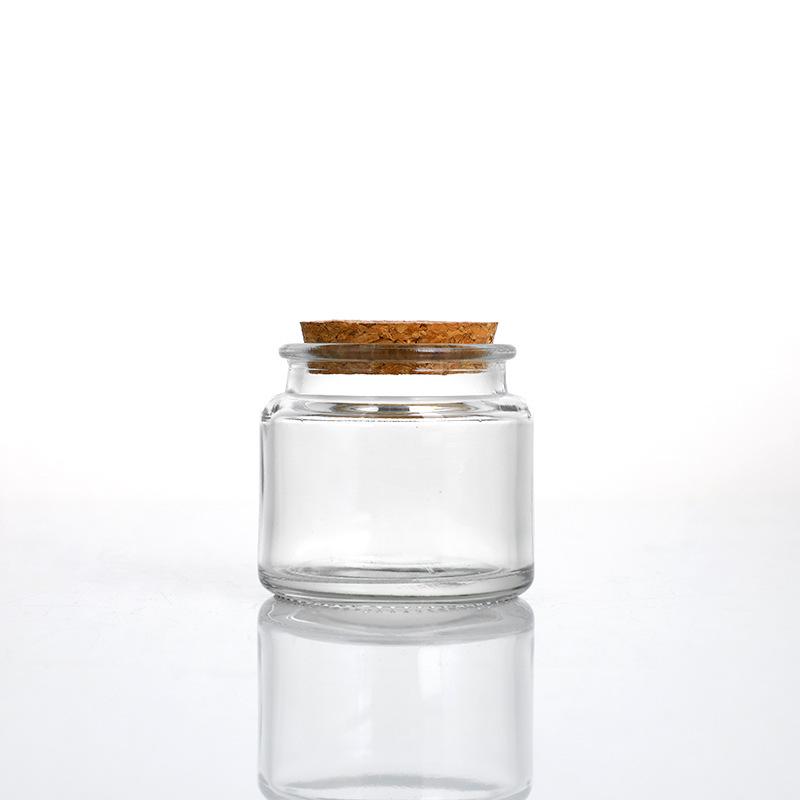 New Colored Glass Aroma Candle Holder Cup - Wide Mouth DIY Design