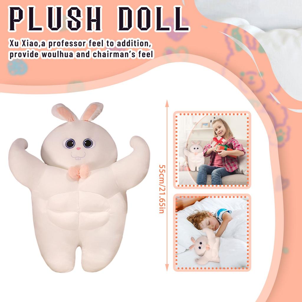 New Creative Muscle Plush Doll Cute Throw Pillow Cushion Surprise Gift