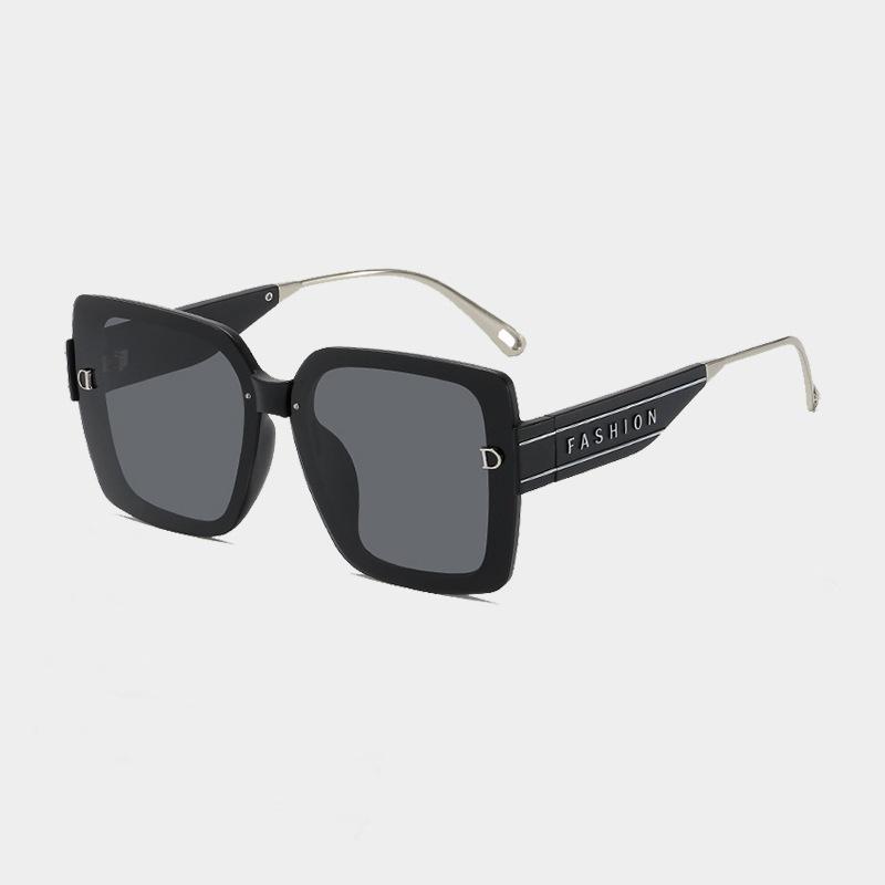 European and American sunscreen trend glasses large frame sunglasses women's high-end sense new polarized women's fashion sunglasses women